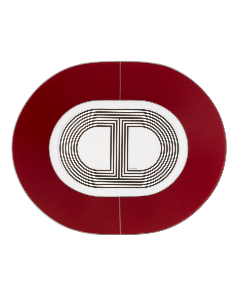 Rallye Small Oval Plate